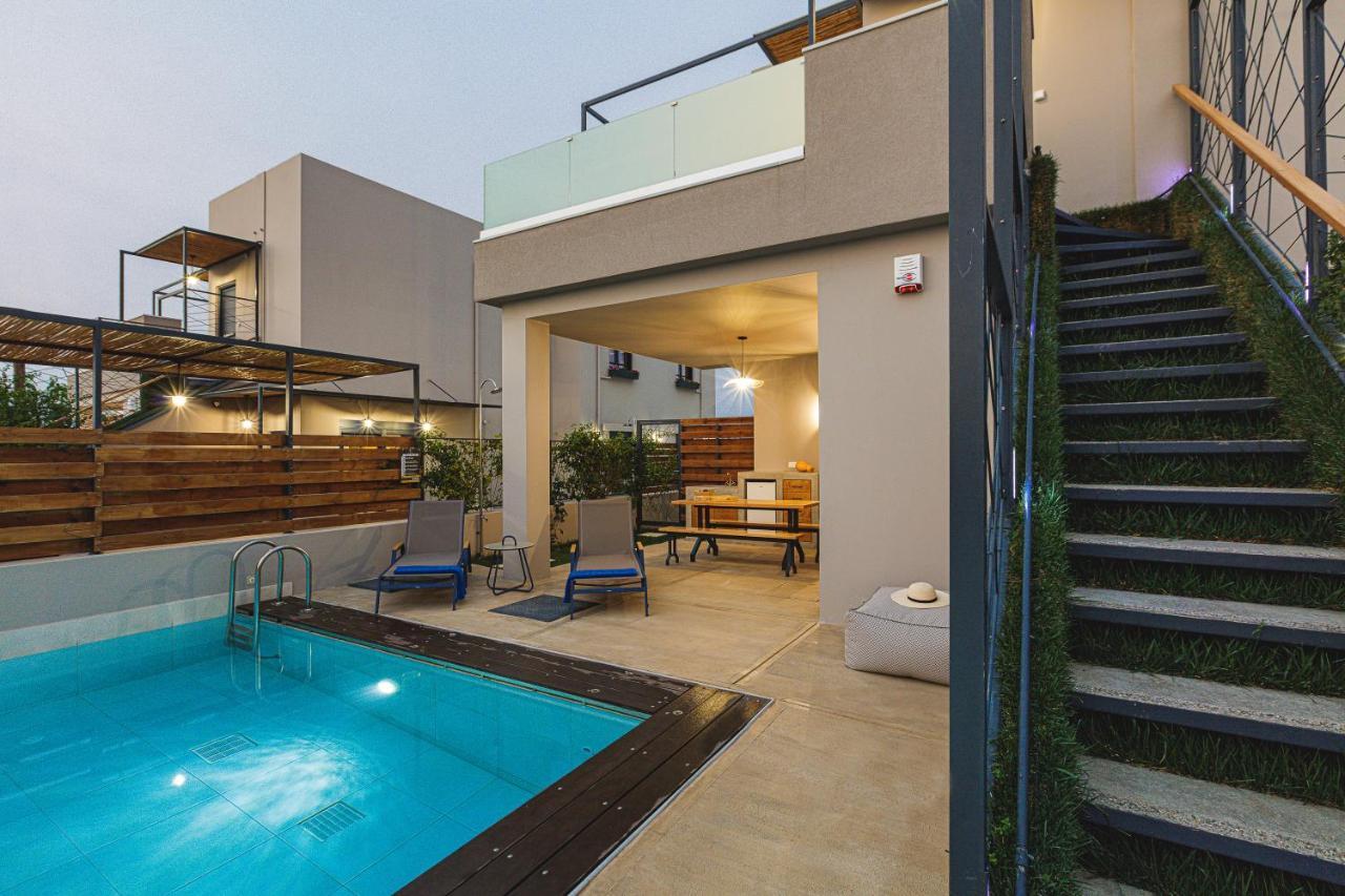 Iron Villas - Nefeli & Oniros Pangalochori Exterior photo